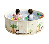 Foldable Pool Anti-Slip Pet Bathtub Fold Up Kiddie Pool for Boys Girls