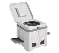 Foldable Portable Toilet for Camping & Travel - with Lid Toilets Reusable 150KG Load Capacity for Hiking Beach Car Truck Boat RV Road Trips Camping, Fishing, Campervan, Caravan & Festivals