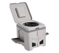 Foldable Portable Toilet for Camping & Travel - with Lid Toilets Reusable 150KG Load Capacity for Hiking Beach Car Truck Boat RV Road Trips Camping, Fishing, Campervan, Caravan & Festivals