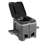 Foldable Portable Toilet for Camping & Travel - with Lid Toilets Reusable 150KG Load Capacity for Hiking Beach Car Truck Boat RV Road Trips Camping, Fishing, Campervan, Caravan & Festivals