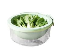 Foldable Produce Washer, Smart Fruit Basin, 10 Inch Strainer featuring Rinse, Detachable Colander, Efficient Washing Tool having Lid, Prep Item for Camping Kitchen