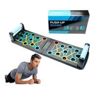 Foldable Push Up Board, Abdominal Fitness Push-Up Board Multicolor, Multifunctional Home Workout Equipment, Professional Strength Training Aid for Men and Women