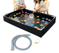 Foldable Sandbox - Outdoor Water Play with Detachable Drain Pipe | Foldable Play Pool for Home Camping Rv Indoor Kids Beach Backyard Travel