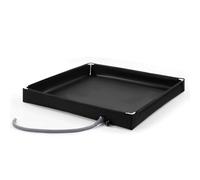 Foldable Shower Pan, Portable Bathing Base, 24in Camping Shower Tray with Drain Outlet, Waterproof PVC Wash Mat with Flexible Edges, Outdoor Hygiene Accessory with Quick Setup, Travel Utility Basin