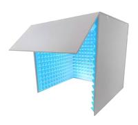 Foldable Soundproof Vocal Booth, Portable Studio Mic Cubierta con paneles de espuma acústica de 12mm para grabación de casa, canto, en vivo Streaming & Voice Chat. Reduce eco y ruido sin resonancia en