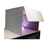 Foldable Soundproof Vocal Booth, Portable Studio Mic Cubierta con paneles de espuma acústica de 12mm para grabación de casa, canto, en vivo Streaming & Voice Chat. Reduce eco y ruido sin resonancia en