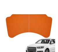 Foldable Steering Desk, Portable Car Tray Table, Compact Auto with Stable Support, Leather Composite Panel, Vehicle Mount with Slim Design, Travel Accessory for Driver Dining