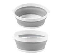 Foldable Strainer - Draining Basket Produce Rinsing Colander Layered Kitchen Sieve | Double Layer Fruit Washer Preparation Drainer for Parents Cooking Meal Prep Apartment Dorm BBQ