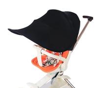 Foldable Stroller Sunshade - 29.53x27.56 Inches Shade for Stroller | Pram Sunshade for Strollers Accessories | Uv Protection Cover Extender Adjustable Parasol fôr Outdoor Pram Pushchair