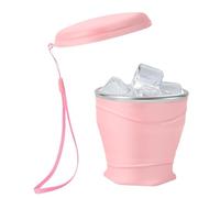 Foldable Travel Cup,Portable 260ml Drinking Cups | Leakproof Cold Beverage Mug,for Camping Backpacking Travel Women Men Kids Family Friends, 3.26 * 3.26 * 1.57in