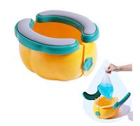 Foldable Travel Potty Portable Potty for Toddler Travel PP with 20 Disposable Baggies Convinent Emergency for Long Car Rides and Beach Yellow portable toddler
