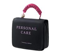 Foldable Travel Toiletry Bag, Cosmetics Jewelry Toiletry Bag, Waterproof Makeup Organizer, Hanging Toiletries Wash Bag, Makeup Cosmetic Organizer Bags, Easy To Use, Portable for Women