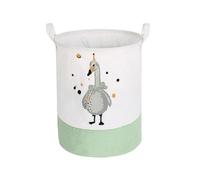 Foldable Waterproof Baby Laundry Basket Storage Basket Dirty Laundry Basket Laundry Bag Round Cloth Storage Bucket for Laundry Child ToysGoose