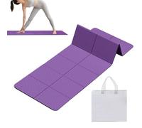 Foldable Yoga Mat | Non Slip Cushion | 183x61x0.6cm | 6mm Thickened Exercise Pad | Tear Resistant Folding Yoga Mat | Optimal Cushioning Support | For Gym | Home | Travel | Outdoors