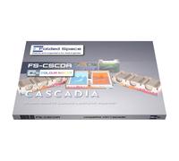 Folded Space: Organizador De Juego Cascadia (Inserto De Color)