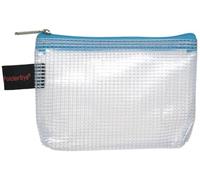 FolderSys 10 bolsillos con cremallera A7 PVC azul claro