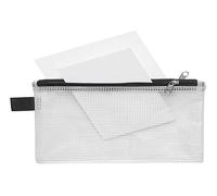 FolderSys - Bolsa con cremallera (tamao A6, 2 compartimentos, PVC, 1 unidad), co