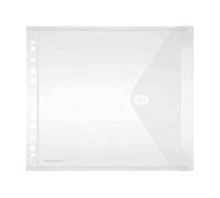 FolderSys - Sobre portadocumentos (multiperforado, tamao A4, PP, vertical, 10 unidades), transparente