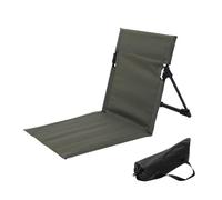 Folding Beach Chair Lounger, Lightweight Portable Recliner, Iron Frame with Polyester Fabric for Travel Garden Patio Poolside Relaxing, Indoor Outdoor Seat with Carry Bag