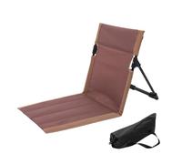 Folding Beach Chair Lounger, Lightweight Portable Recliner, Iron Frame with Polyester Fabric for Travel Garden Patio Poolside Relaxing, Indoor Outdoor Seat with Carry Bag