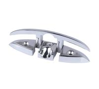 Folding Bracket with Tension Cable for Horn-Shaped Mooring Posts-316 Stainless Steel Marine Hardware for Speedboats, Ships, and Yachts(8-Inch)