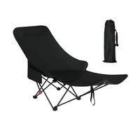 Folding Camping Chair, Portable Picnic Seat, 17.72x35.04x17.72 Inches High Back Outdoor Chair with Foot Rest for Garden, Tailgating, Deck, Hiking, Lawn, Patio Backpacking and Fishing