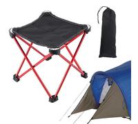 Folding Camping Stool, Portable Foot Chair, Outdoor Seating Gear, Extra Large Seat Design, Lightweight Foldable Frame, Non-Slip Base, Perfect for Camping, Hiking, 9.65x9.65x9.84 Inches