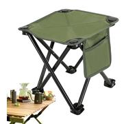 Folding Camping Stools, Lightweight Oxford Fabric Seats, Quick Setup Chairs, Built-In Side Pockets, Anti-Slip Base Design, Compact Ideal for Fishing, Beach, Walking, Gardening, BBQ