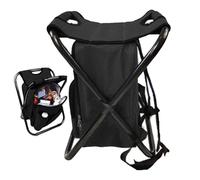 Folding Chairs for Outside, Outdoor Plegable Chair, Backpack Cooler Bag Camping Recliner for Hiking Fishing Mountaineering Picnic Beach Garden Porch Balcony Backyard Festival Patio Park