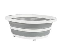 Folding Chopping Board, Drain Basket Sink, Multi Use Wash Colander, Foldable Kitchen Tool 9l Capacity Cut Rinse Drain Fruit Vegetable Rice Prep with Lid for Bbq Camping Rv Travel Restaurant Use