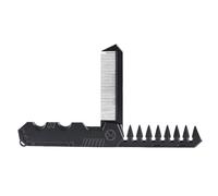Folding Comb, Fine/Wide Tooth Travel Comb, 4.96 inches, Styling Tool for Everyday Grooming, Mustache and Beard Care, Barber Oil Head Hair, Portable Salon Quality Accessory