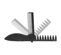 Folding Comb - Hair Grooming Brush | Folding Pocket Comb, 8.6x1.5in Pocket Combs For Men, Mustache Combs For Travel Business Trip Outdoor Gym Everyday Birthday Men Women