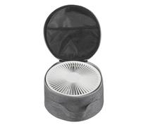 Folding Fan Bag, Telescopic Fan Case 12,8 x 5,9 in Ergonomic Design, Easy to use, Round Portable Carrying Bags for Men, Women, Beach, Travel, Workplace, Picnic, Camping, Outdoor