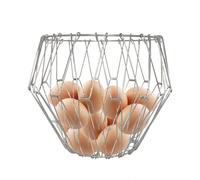 Folding Fruit Basket - Foldable Fruit Basket | Vegetable Bowl for Kitchen Counter | Transformable Baskets Holder | Iron Fruits Storage Baskets for Kitchen Counter Countertop Home Table Centerpieces