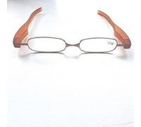 Folding Glasses Saddle Brown Big Panini Pod Folding Readers-Strength + 1.00 - Gafas de sol