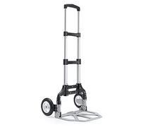 Folding Hand Truck，Platform Truck，Aluminum Alloy Bracket，Double Crossbar Protection，One Click Quick Telescopic Pull Rod，Suitable For Shopping、Pull Goods, LJJY-KK