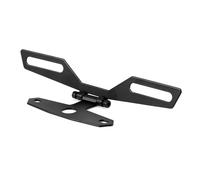 Folding Licence Plate Bracket con Tail Light Mount Compatible con Motor ATV Dual Sport Dirt Bike Rear Fender