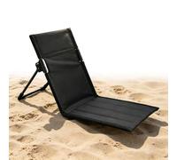 Folding Lounge Chair - Oxford Cloth Aluminum Lounger, Lightweight Beach Seat, Portable Recliner | Camping Floor Chair, Backrest Relaxation Stool For Poolside, Sunbathing, Lawn, Fishing, Garden And Roa