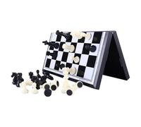 Folding Magnetic Chess Board Set, Portable Travel Chess Game with Magnetic Pieces, Lightweight Beginner and Professional Chess Set, Compact Tournament Ready Board for On-The-Go Play