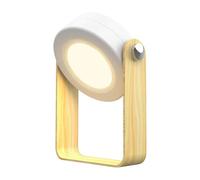 Folding Night Lamp - Portable Rechargeable LED Light | Touch Control Bedside Lamp with Duals Lighting Modes, Compact Table and Ambient Light for Bedroom, Nursery, Desk, Tent, Garden and Camping