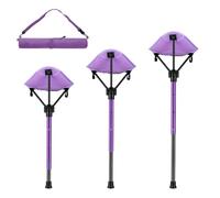 Folding Portable Stool, Adjustable Height Seat, Compact Single Leg Chair | Portable Adjustable Chair, Compact Telescopic Seat, Lightweight Seating Solution for Outdoor Activities, Events and Home Use
