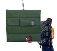 Folding Seat Pad - Portable Waterproof Cushion, Lightweight Outdoor Sitting Mat with Foldable Canvas Structure, Compact Carry Design, Travel Comfort Accessory for Camping, Backpacking Rest Breaks