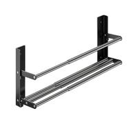 Folding Shoe Rack - Carbon Steel Wall Mounted Organizer | Space Saving
