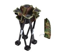 Folding Stool - 10.63 Inches Retractable Chair for Fishing and Outdoor Activities, Non-Slip Portable Stool with Compact Design, Seat for Picnic Beach Garden Mountaineering Hiking Travel Outdoors