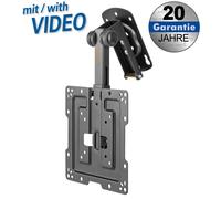 Folding suspension bracket for flat screens for screens 19' - 43' (48