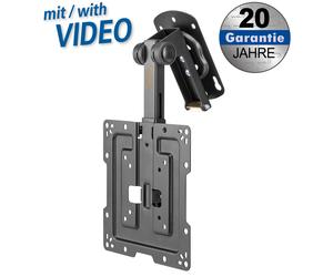 Folding suspension bracket for flat screens for screens 19' - 43' (48