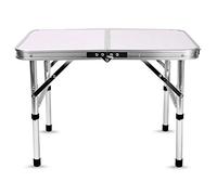 Folding Table A Foldable Aluminum Table for Camping Dinning Light Weight Laptop Bed Desk Adjustable Height 24-41.5cm Heavy Loading