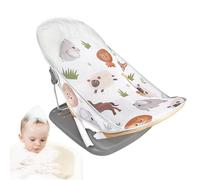 Folding Toddler Bath Tub, Adjustable Baby Bathtub, Skin-Friendly Support Seat, Foldable Bath Net, Comfortable Safe Bathtub for Kids, Home Use, Family, Friends, 60x35x33cm Multicolor