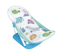 Folding Toddler Shower Rack - Compact Infant Bath Support for Bathroom or Countertop | Adjustable Baby Bathing Chair with Comfort Backrest, Stable Frame, Quick Dry Material, Safety Seat for Sink, Tub