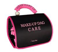 Folding Travel Cosmetic Organizer, Travel Toiletry Organizer, 4 In 1 Toiletry and Makeup Travel Bag, Pouch Purse Zipper Case, Toiletry Organizer Storage Beauty Makeup Travel Accessory For Girls